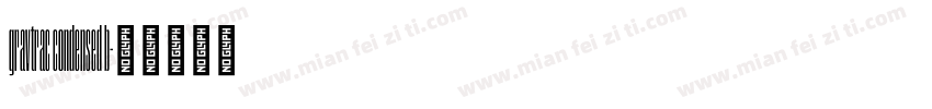 gravtrac condensed b字体转换